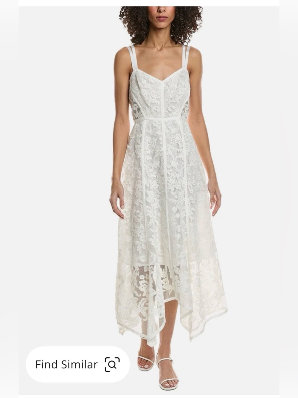 MARCHESA ROSA White Lace Midi Dress NWT
$695.00 Retail